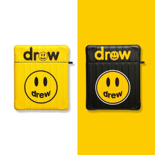 夏途 潮牌drew笑脸苹果airpodspro保护套airpods耳机套airpods无线