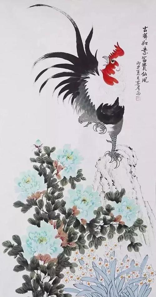 "一唱雄鸡天下白",白燕君如此霸气侧漏的雄鸡,令人精神振奋