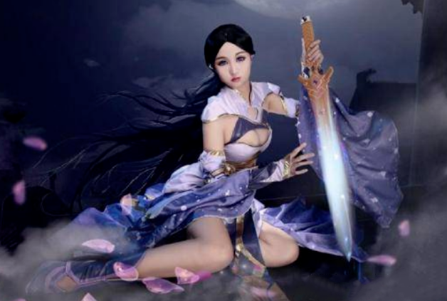 kpl灵儿白丝cos突破自我,看完梦嫂cos,梦泪没说谎,身材一流