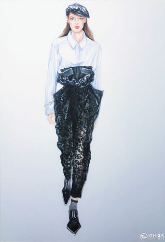 chanel(步骤图)-服装画/服装设计手稿 - 穿针引线服装