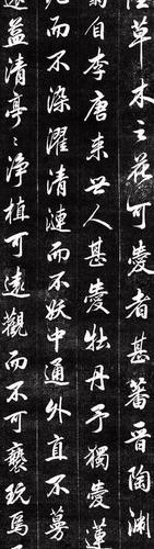 "清四家"之一成亲王书法《爱莲说》,真是漂亮,沁人心脾