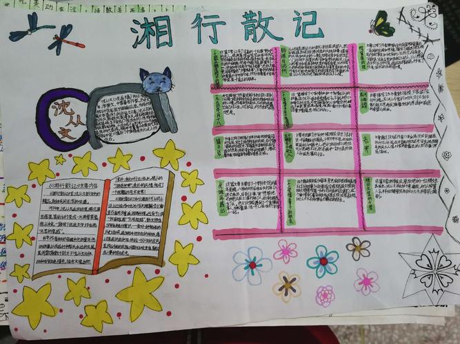 邂逅一条河——《湘行散记》手抄报汇编