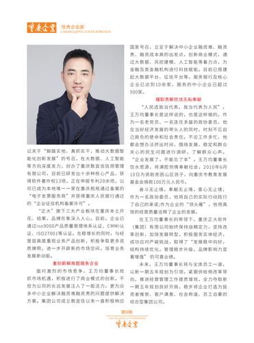 重庆正大软件(集团)有限公司董事长王万均事迹简介