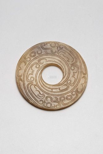 西周凤鸟纹玉璧