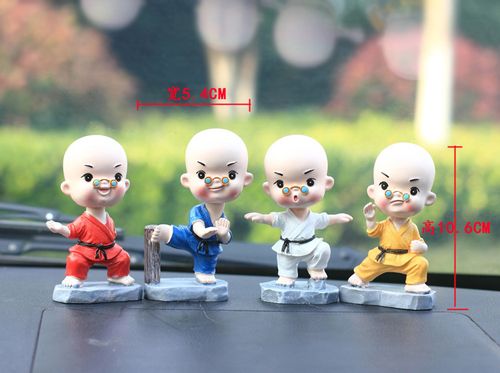 汽车用品 华畅汽车用品厂名 称:  习武小和尚 造 型:           卡通