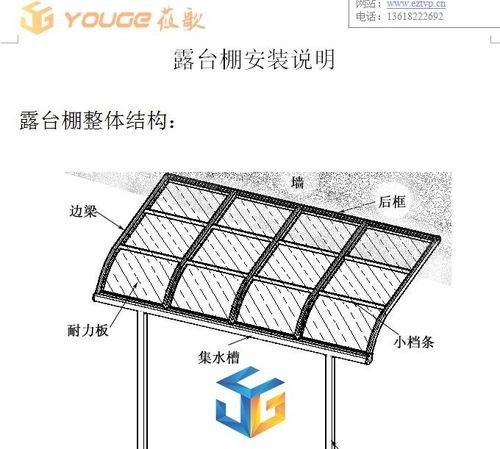 铝合金雨棚安装说明书
