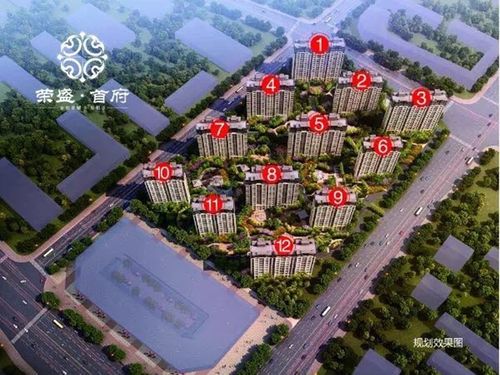 荣盛首府鸟瞰图