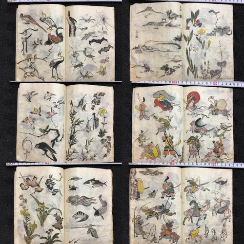 美人図/武者絵/动物/花鸟 肉笔 浮世絵