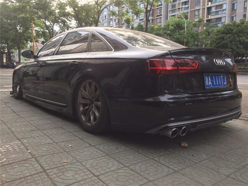 奥迪a6c7改装accuair气动避震后备箱案例