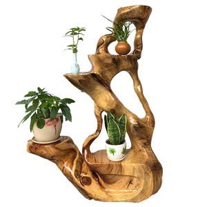 class=h>树根 /span>底座客厅室内木雕摆件盆景架