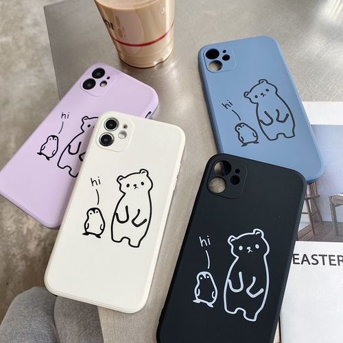 苹果12pro max手机壳,苹果12pro max充电器 hi企鹅iphone11苹果12pro max手机壳x/xr卡通7p/8plus