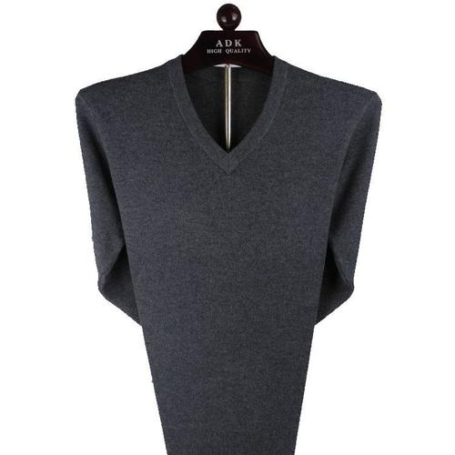 中老年男毛衣鸡心领