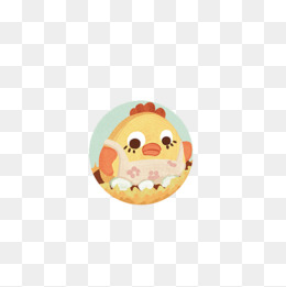 小清新简约手绘可爱母鸡