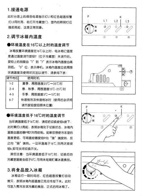 温馨提醒:请正确调节好你家的冰箱温度