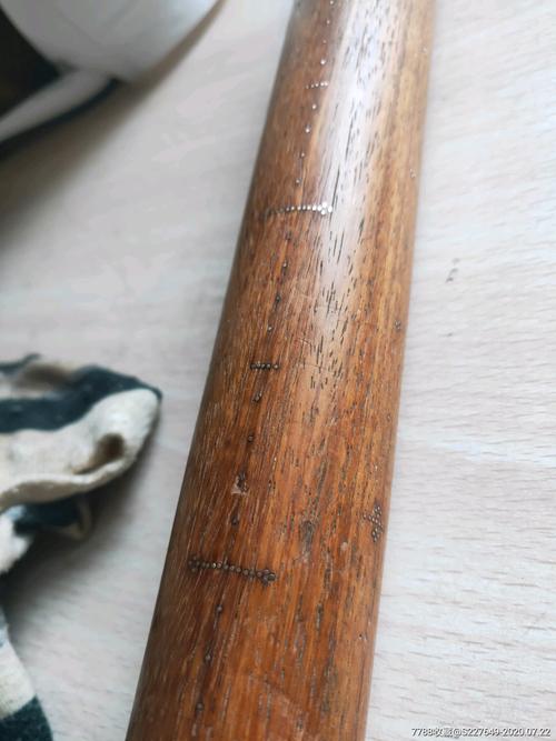 黄花梨老秤杆一根,酱香味浓郁,八字纹麦穗纹明显特征