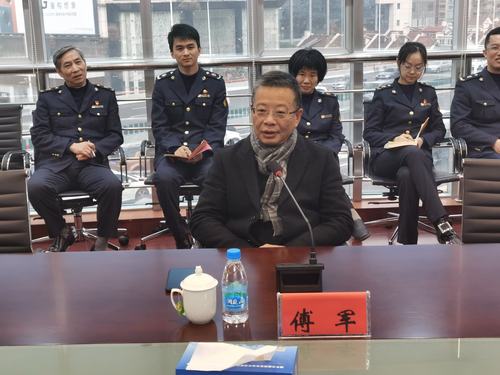 局党委书记傅军到南东所走访调研