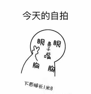 自拍表情包今天的自拍表情图片