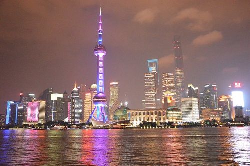 上海东方明珠夜景