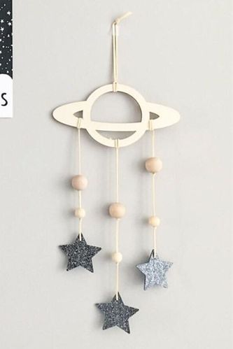 ins云朵星球墙壁装饰挂件北欧儿童房家居壁饰装饰房间的小饰品