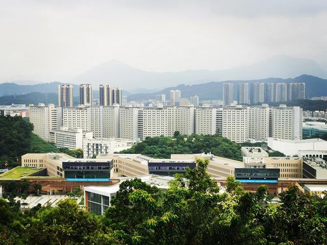 香港中文大学(深圳)校区美景,这所大学颜值很高,实力
