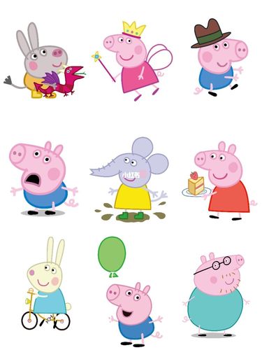 幼儿园环创素材图 小猪佩奇卡通图_幼儿园_卡通_小猪佩奇怎么样_薯条