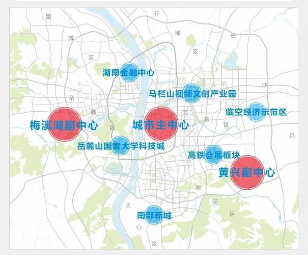 【城建】长沙2035远景规划—六大片区简介
