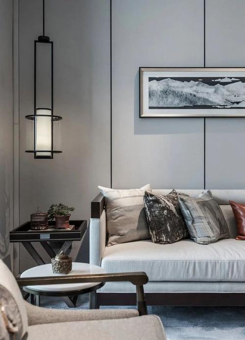 118㎡新中式,现代极简的硬装,古朴大气的软装,营造庄重雅致