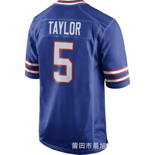 批发nfl球衣 比尔队橄榄球球衣 球迷版刺绣商标 外贸货源