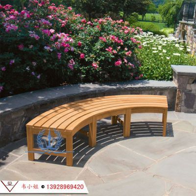 别墅花园长椅 长凳子园林公园椅防腐木实木长凳子
