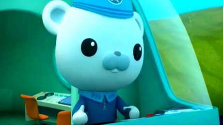 海底小纵队:巴克队长准备清理海洋垃圾,一群飞旋海豚游过来了