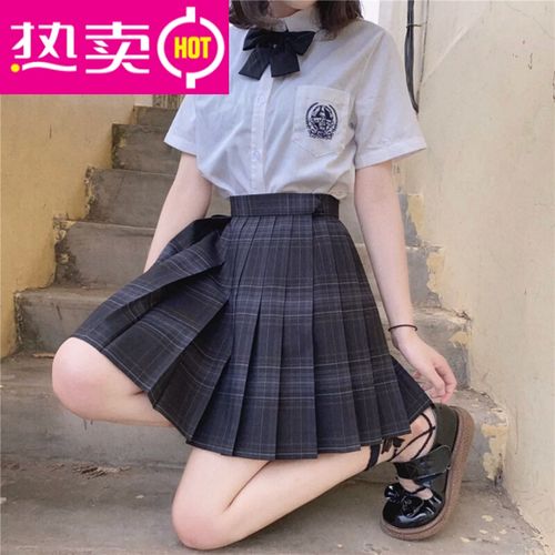 香港唯坤官方店{工厂直供}/碳灰jk/制服裙套装校学院风学生校服日系