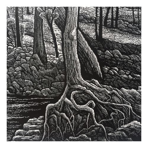 【版画】罗保根《乡情之二》 绝版木刻