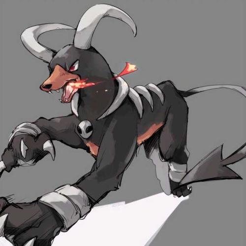 黑鲁加,俗称"地狱犬".