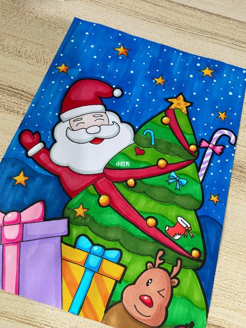 马克笔 圣诞节 简笔画_圣诞节去哪玩_简笔画_马克笔_绘画_圣诞_人文