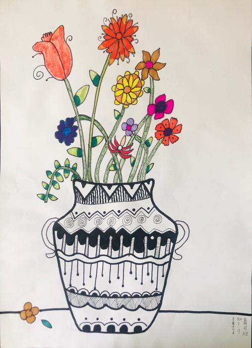 美术进阶班——花与花瓶