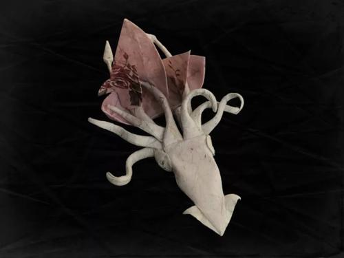 折纸原创设计乌贼