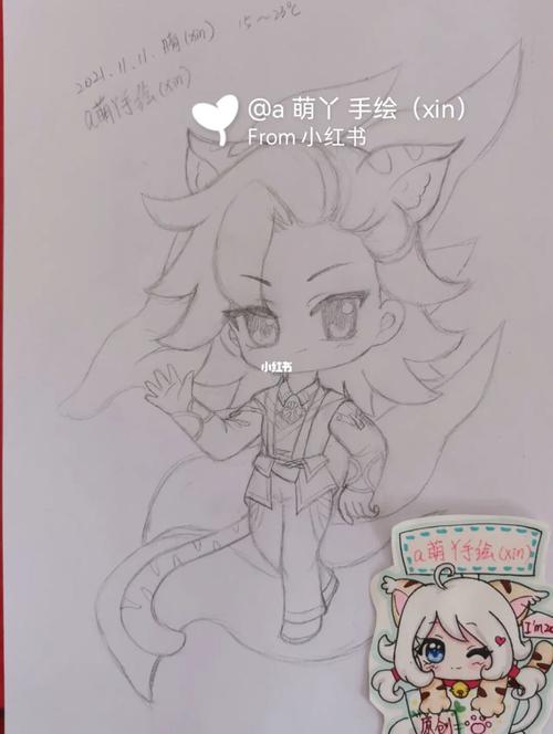 斗罗大陆戴沐白动漫手绘画简笔画画的日常