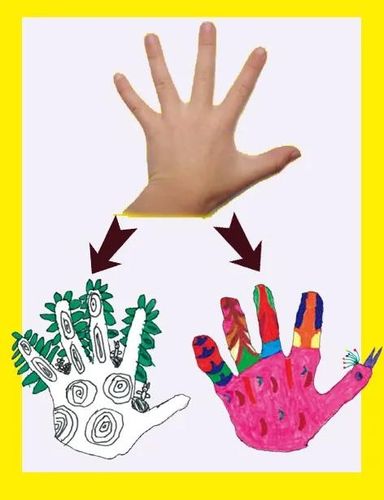 一年级下册 手形添画