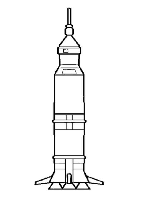 火箭太空填色合集