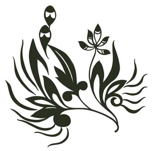 图案,纹样与装饰(黑白)