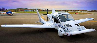 terrafugia transition roadable flying car aircraft wood model
