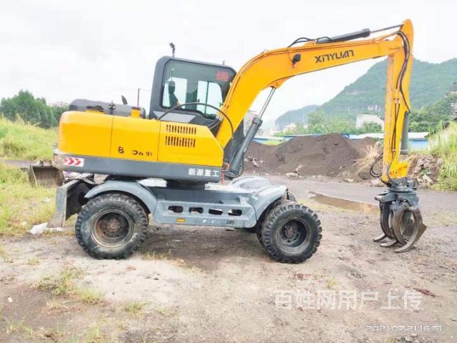 19年新源b75-9轮式挖掘机