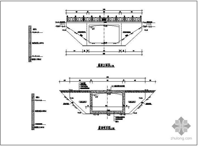 某单孔箱涵施工图纸
