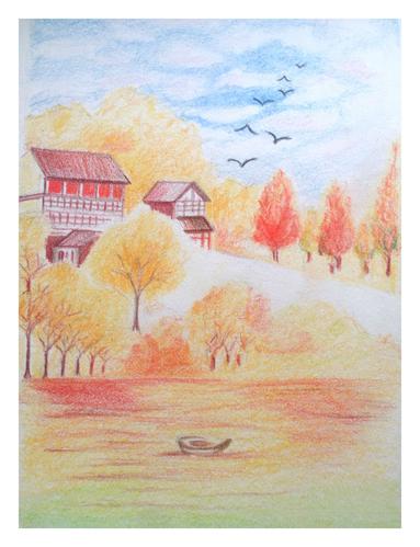 晒晒我的彩铅画