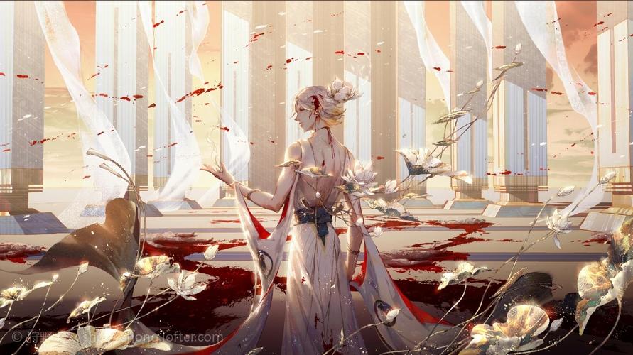 阴阳师里的阿修罗和帝释天cp! 黑皮忠犬和大美人!