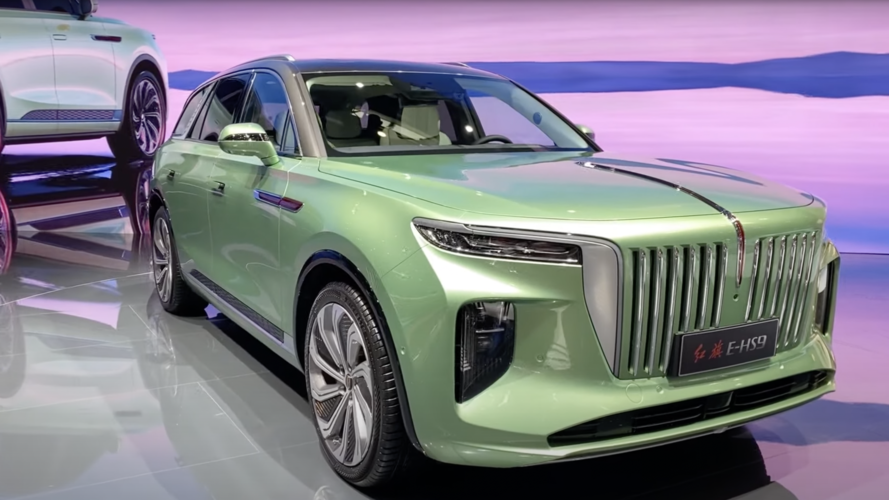 5米车长,动力超奔驰gls,红旗e-hs9能否统治大型纯电suv?