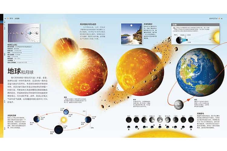 6-9-12岁少儿科普彩色插图太空科普少儿读物 亲子晚安故事科学知识