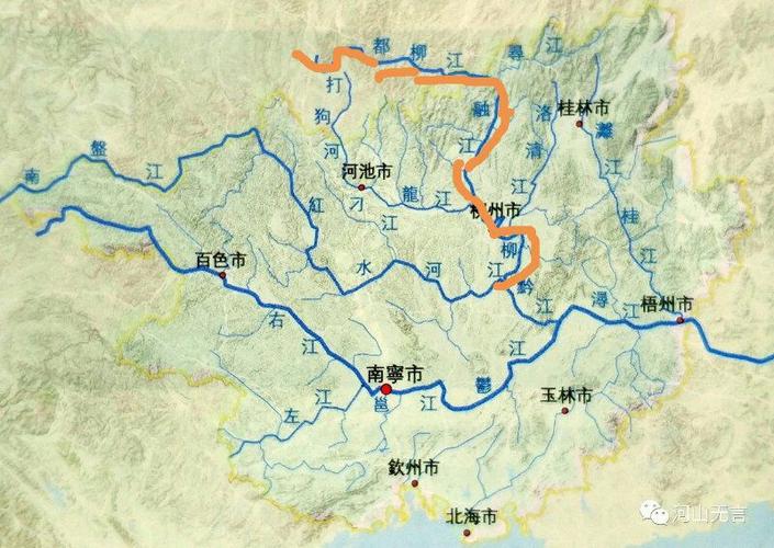 柳江,珠江水系西江干流第二大支流,黔,桂水上交通要道.