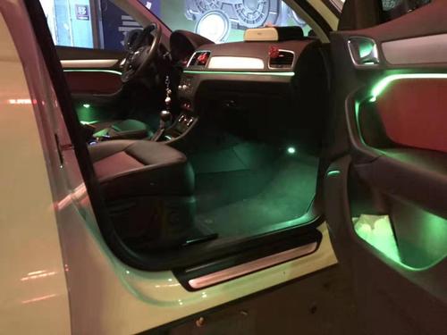 17款奥迪q3氛围灯