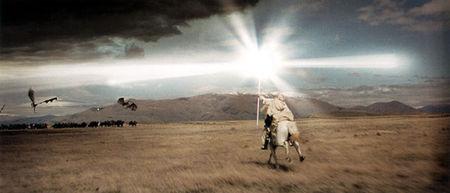 求魔戒 指环王 甘道夫骑马拯救王者之都的图片壁纸 有